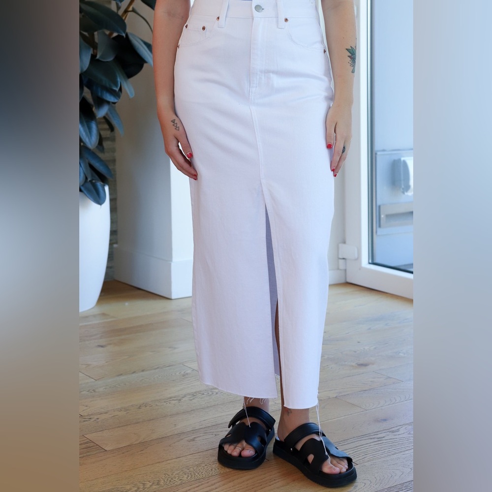 Pistola Alice White Denim Maxi Skirt